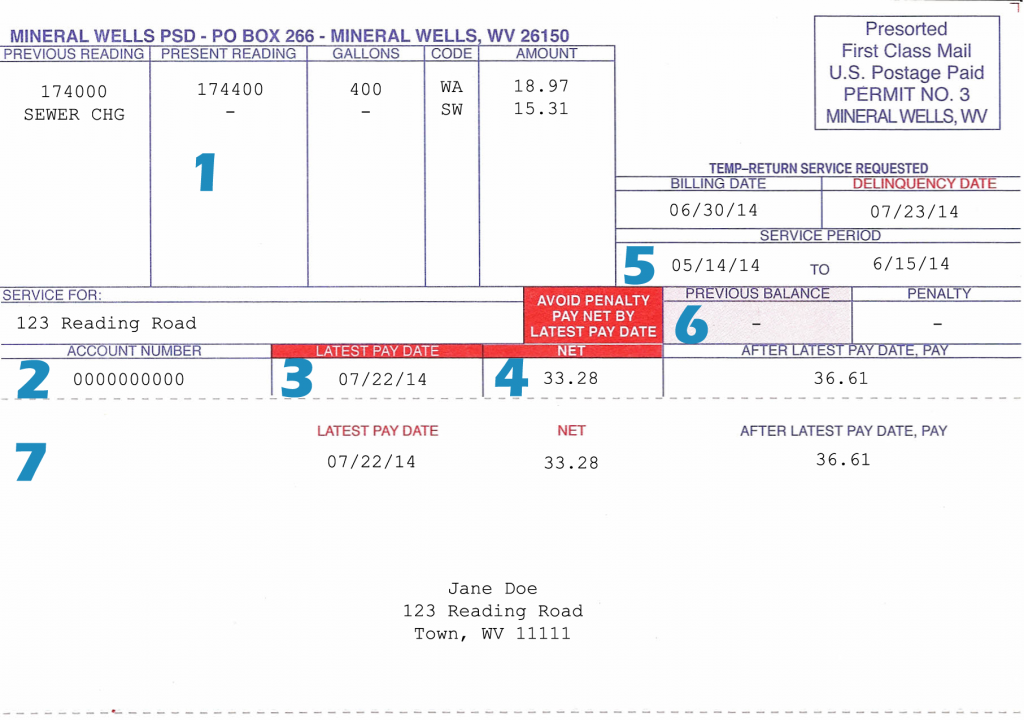 Example Bill